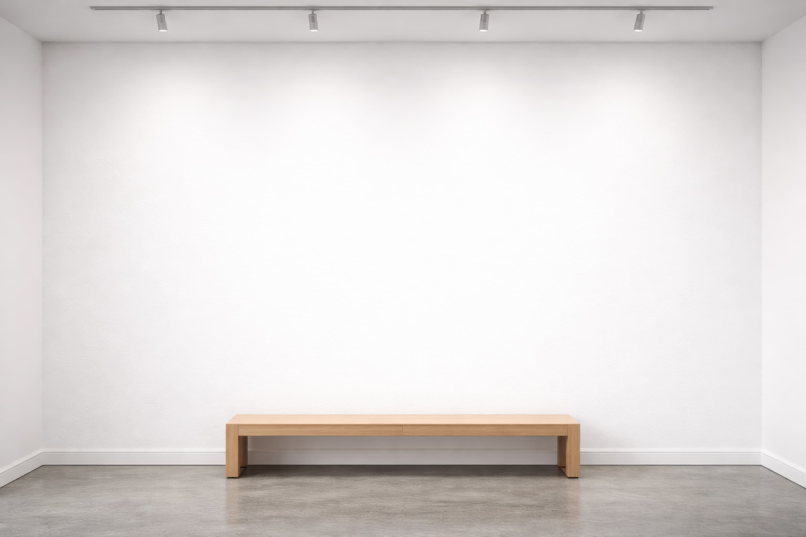 Intimate White Cube Gallery, ranked 8 among exhibition mockups