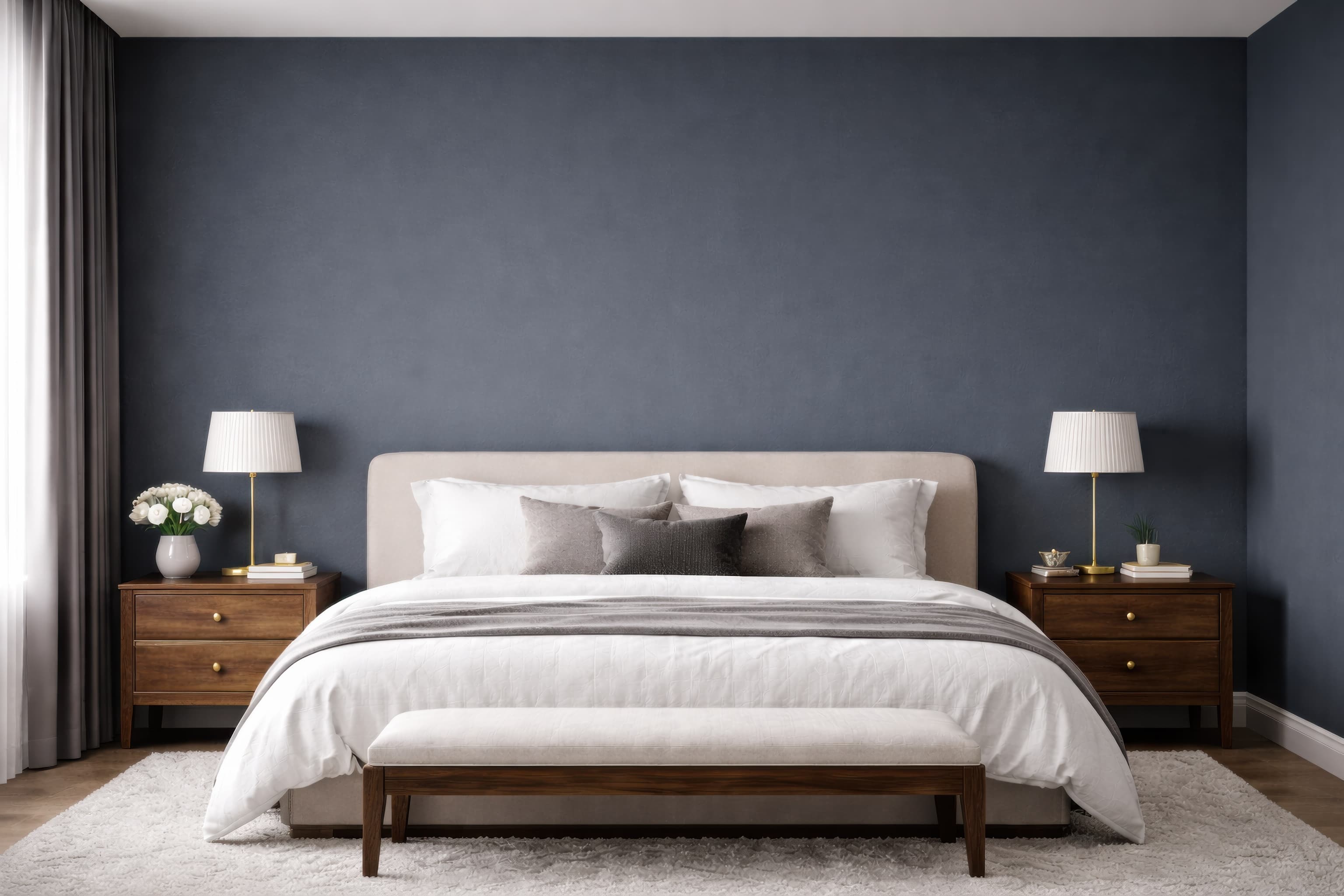 Charcoal Blue Luxury Bedroom, ranked 18 among bedroom mockups