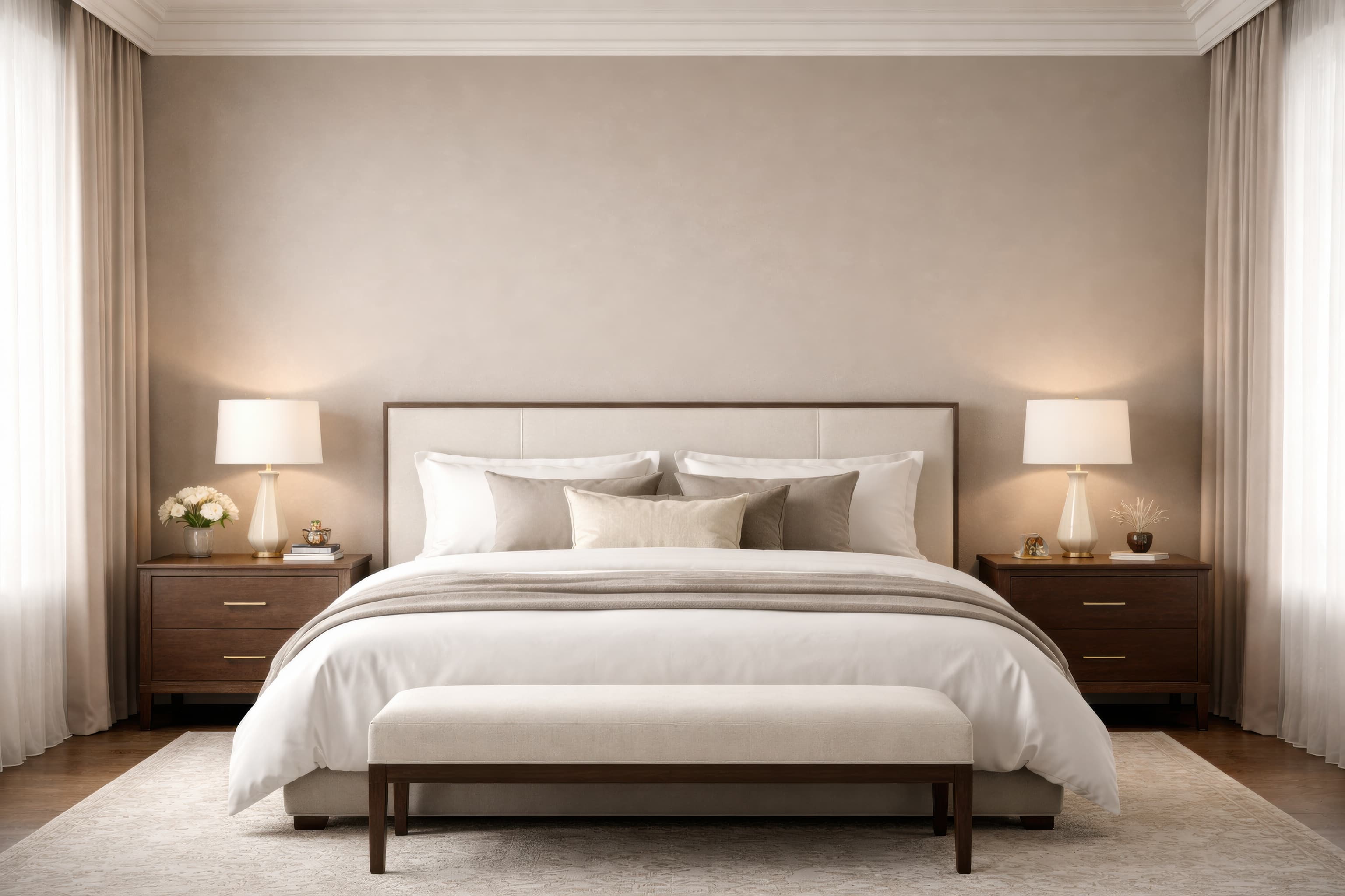 Boutique Hotel–Inspired Master Bedroom, ranked 19 among bedroom mockups