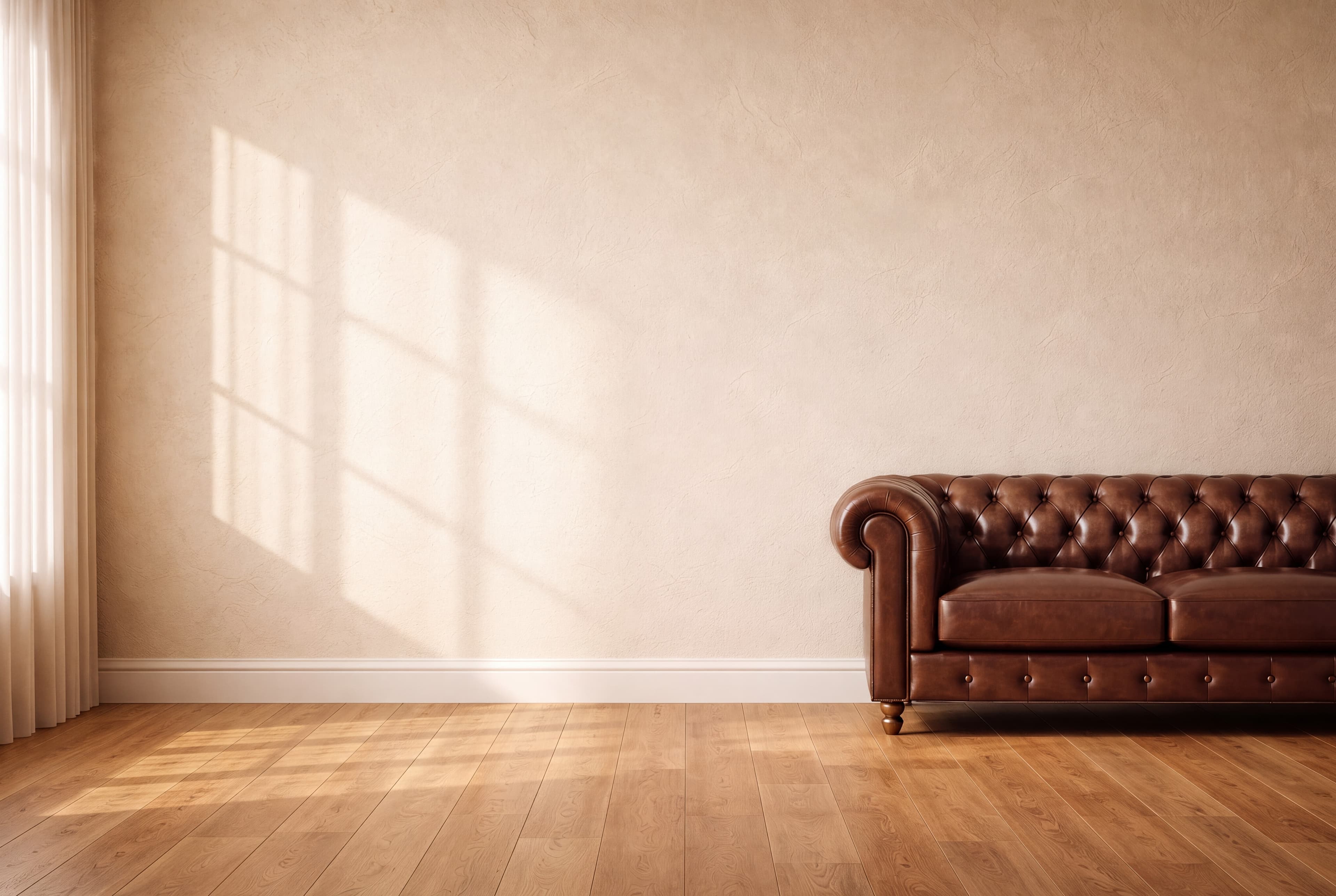 Living Room with Chesterfield Sofa, ranked 11 among man cave mockups
