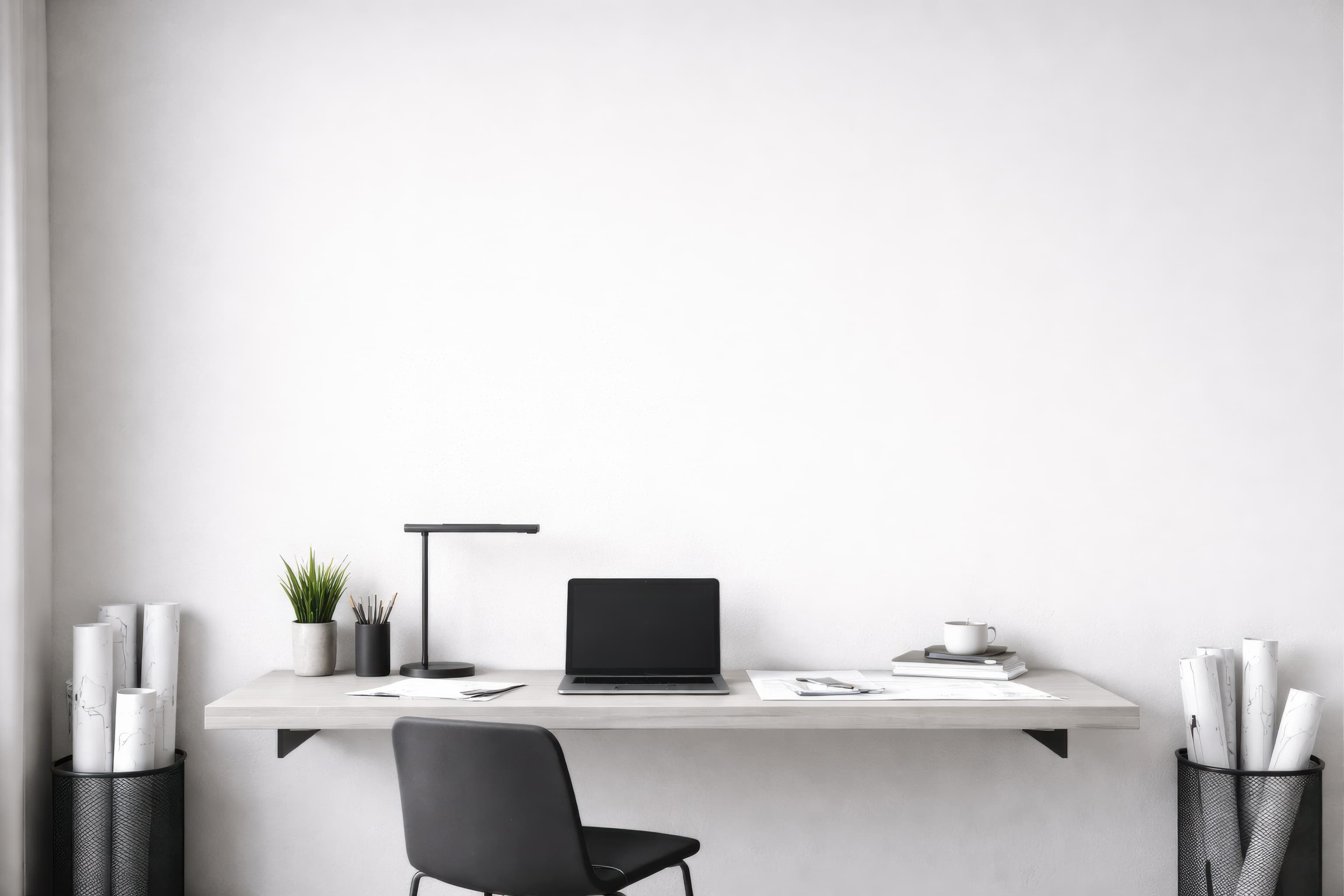 Cool White Architect Studio, ranked 14 among office mockups