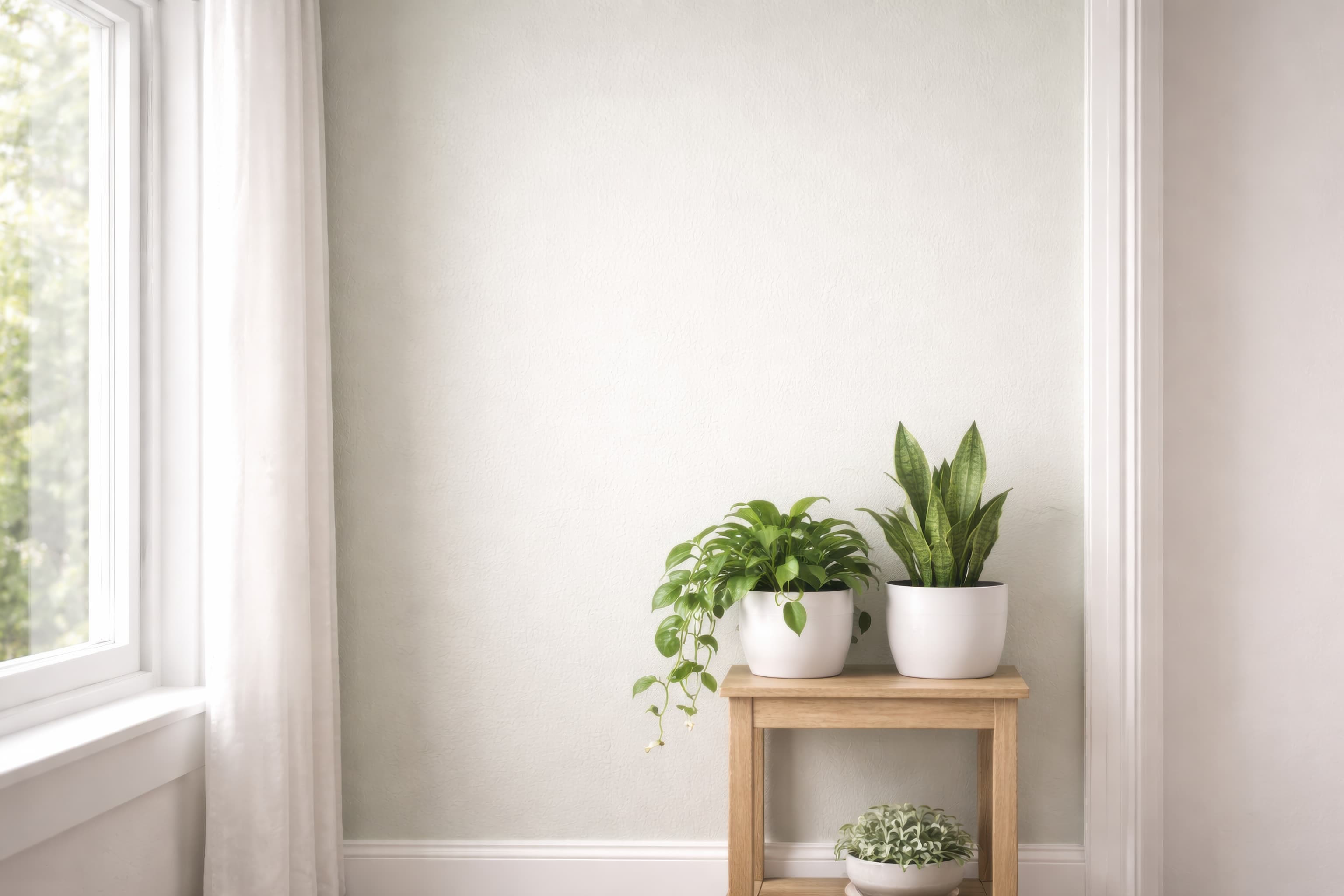 Corner with Serene Walls, ranked 14 among blank-wall mockups
