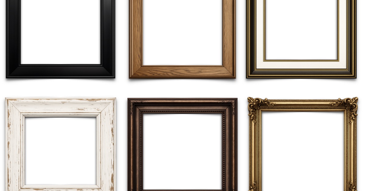 A framed wall art mockup scene used to compare template tools with focused wall art mockup workflows